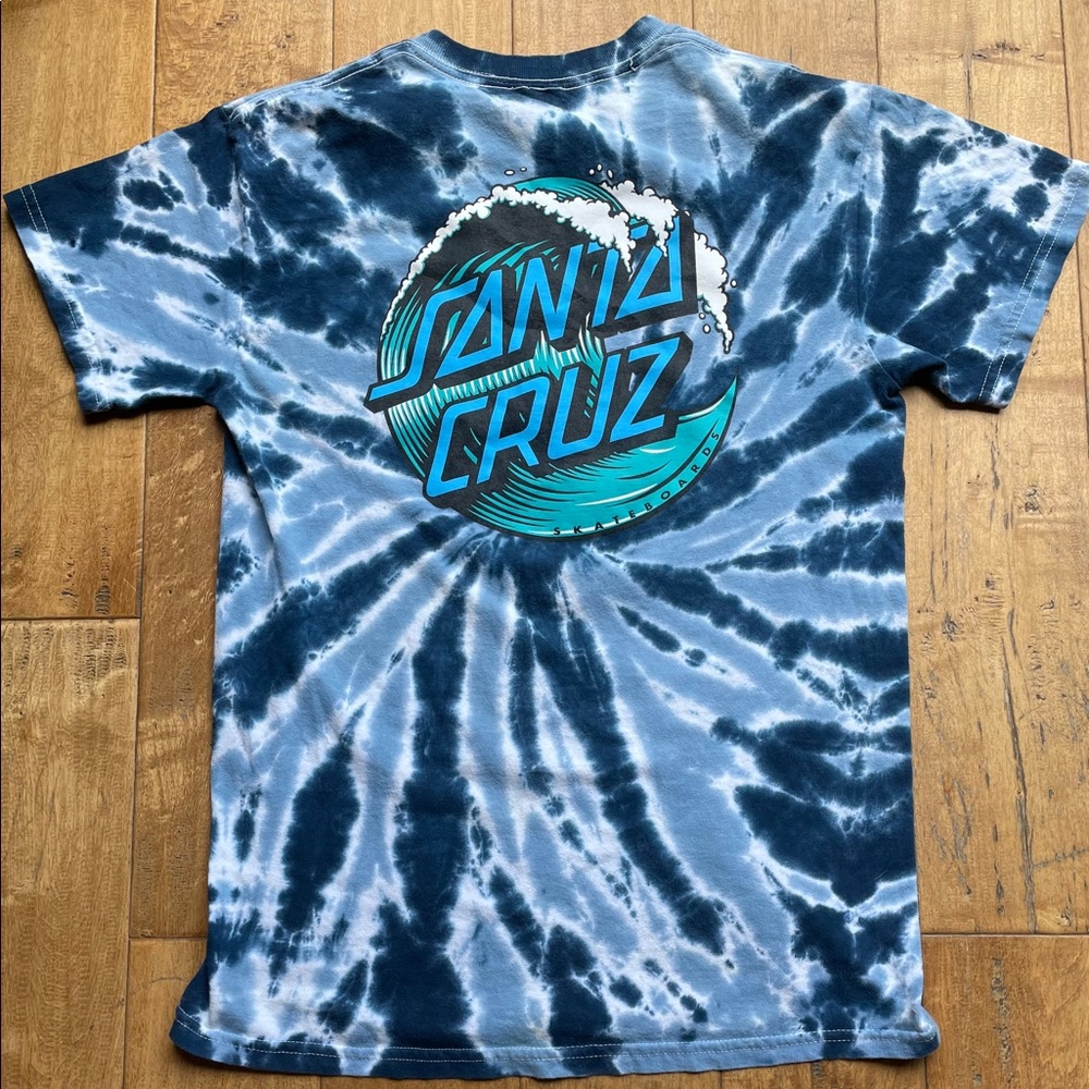 Santa Cruz tie dye tee